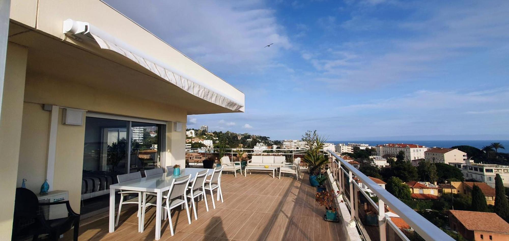 Villa Sur Le Toit - Vue Mer Exceptionnelle 戛纳 外观 照片