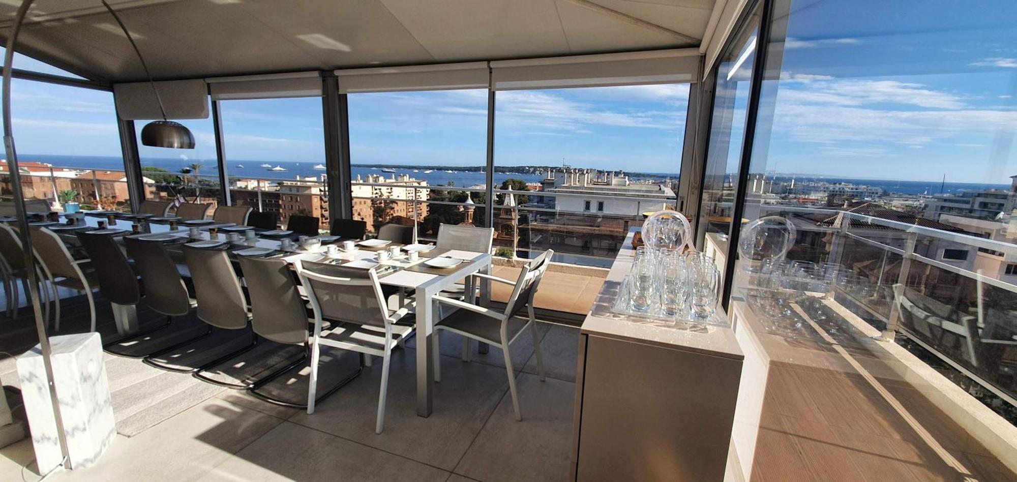 Villa Sur Le Toit - Vue Mer Exceptionnelle 戛纳 外观 照片