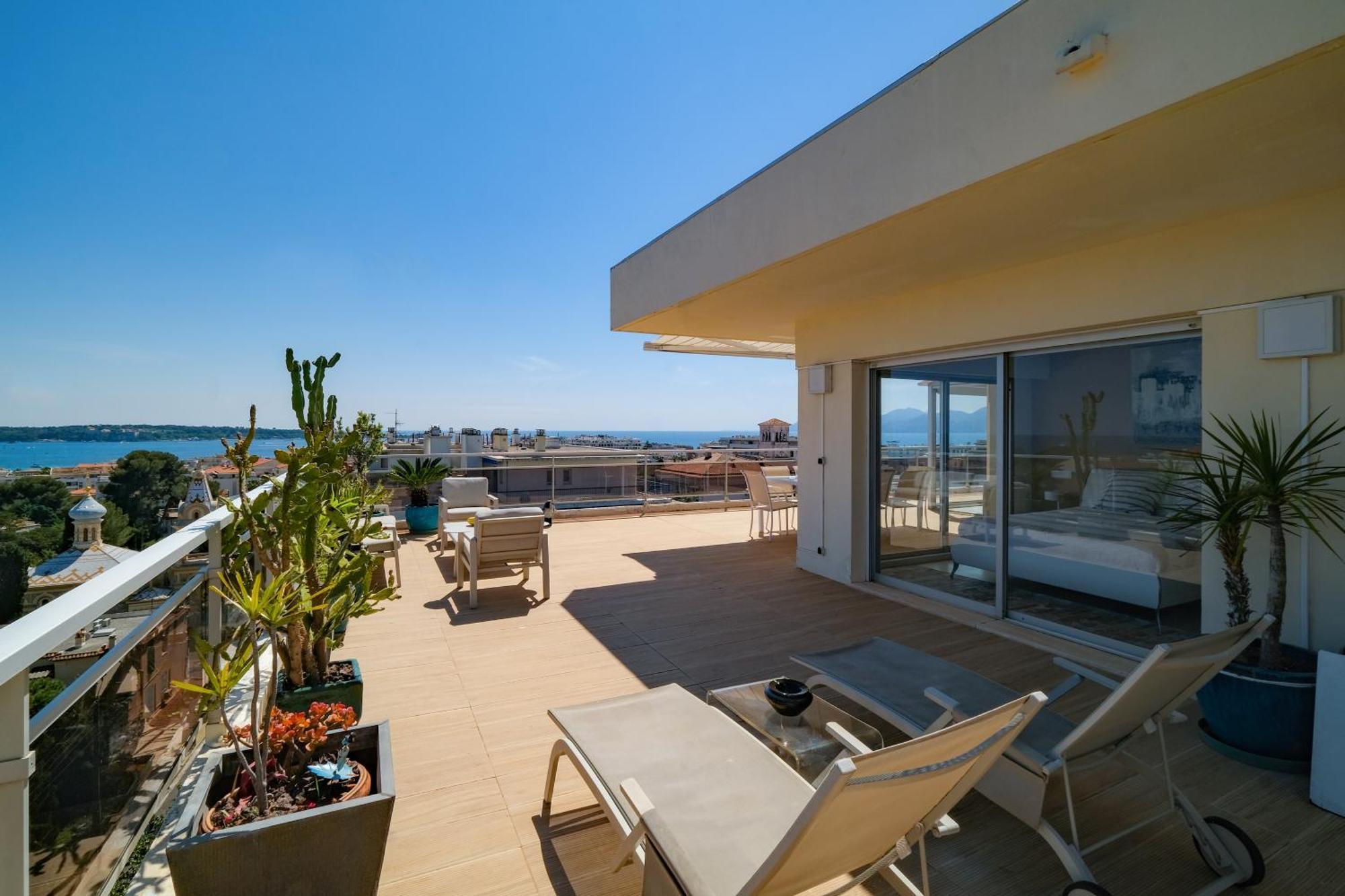Villa Sur Le Toit - Vue Mer Exceptionnelle 戛纳 外观 照片