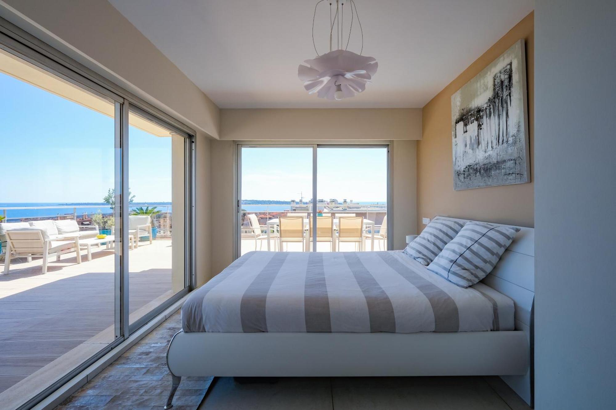 Villa Sur Le Toit - Vue Mer Exceptionnelle 戛纳 外观 照片