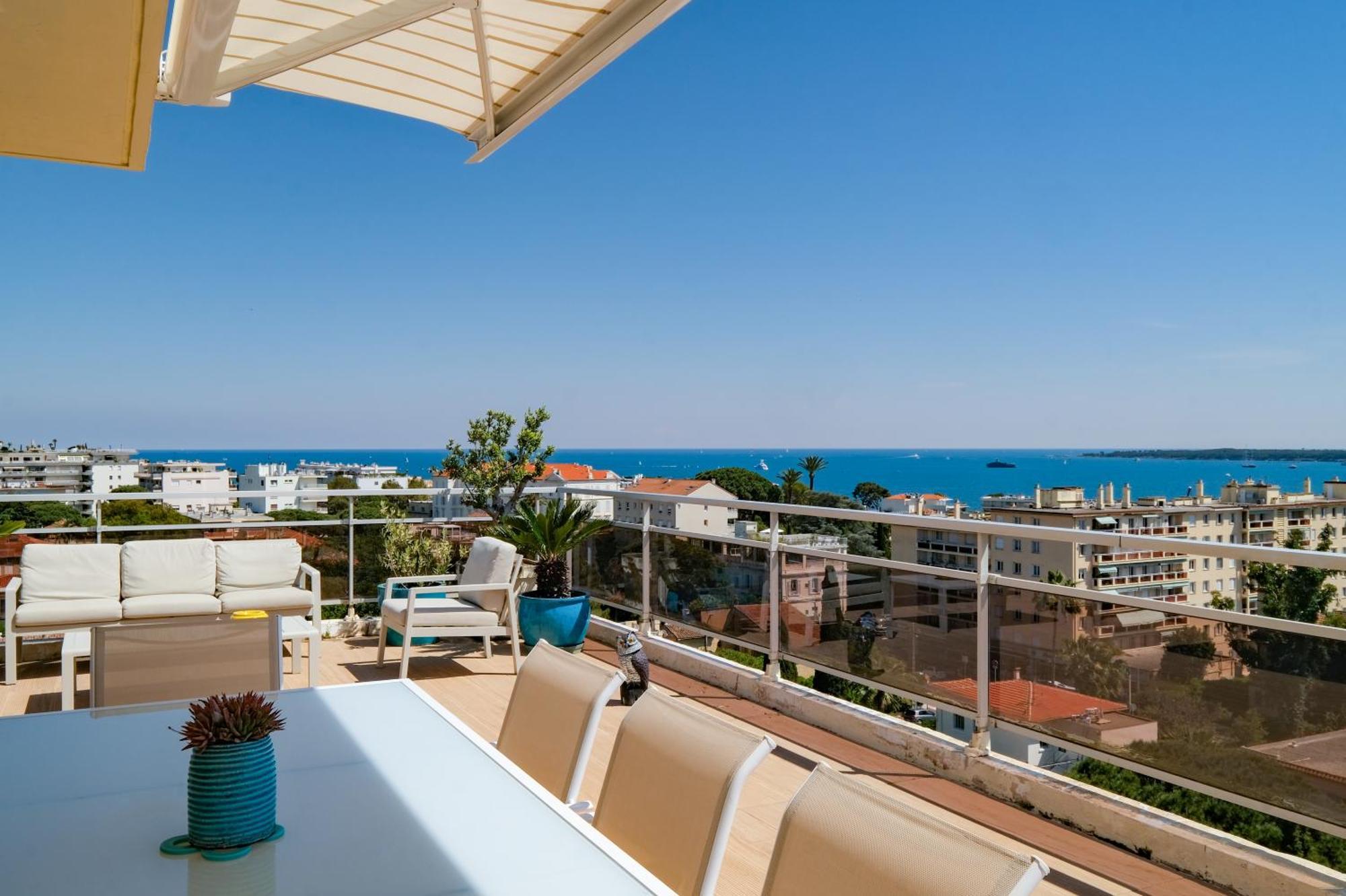 Villa Sur Le Toit - Vue Mer Exceptionnelle 戛纳 外观 照片